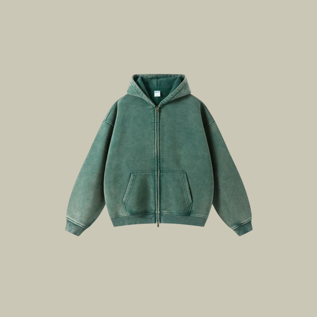 Mens Zipped Hoodie