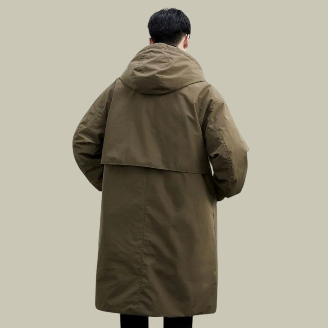 Mens Long Waterproof Winter Coat