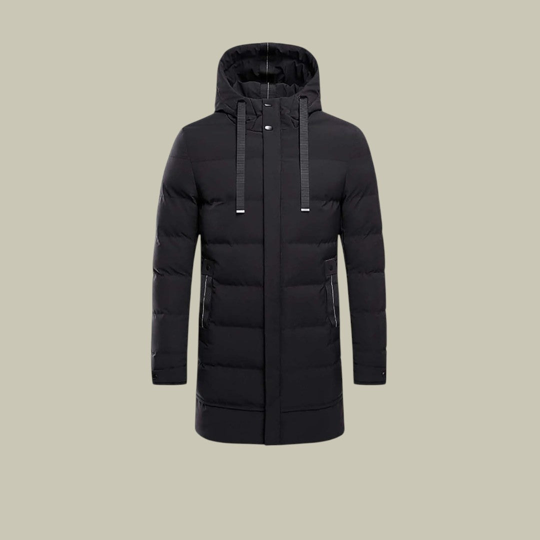 Mens Winter Puffer Jacket Long