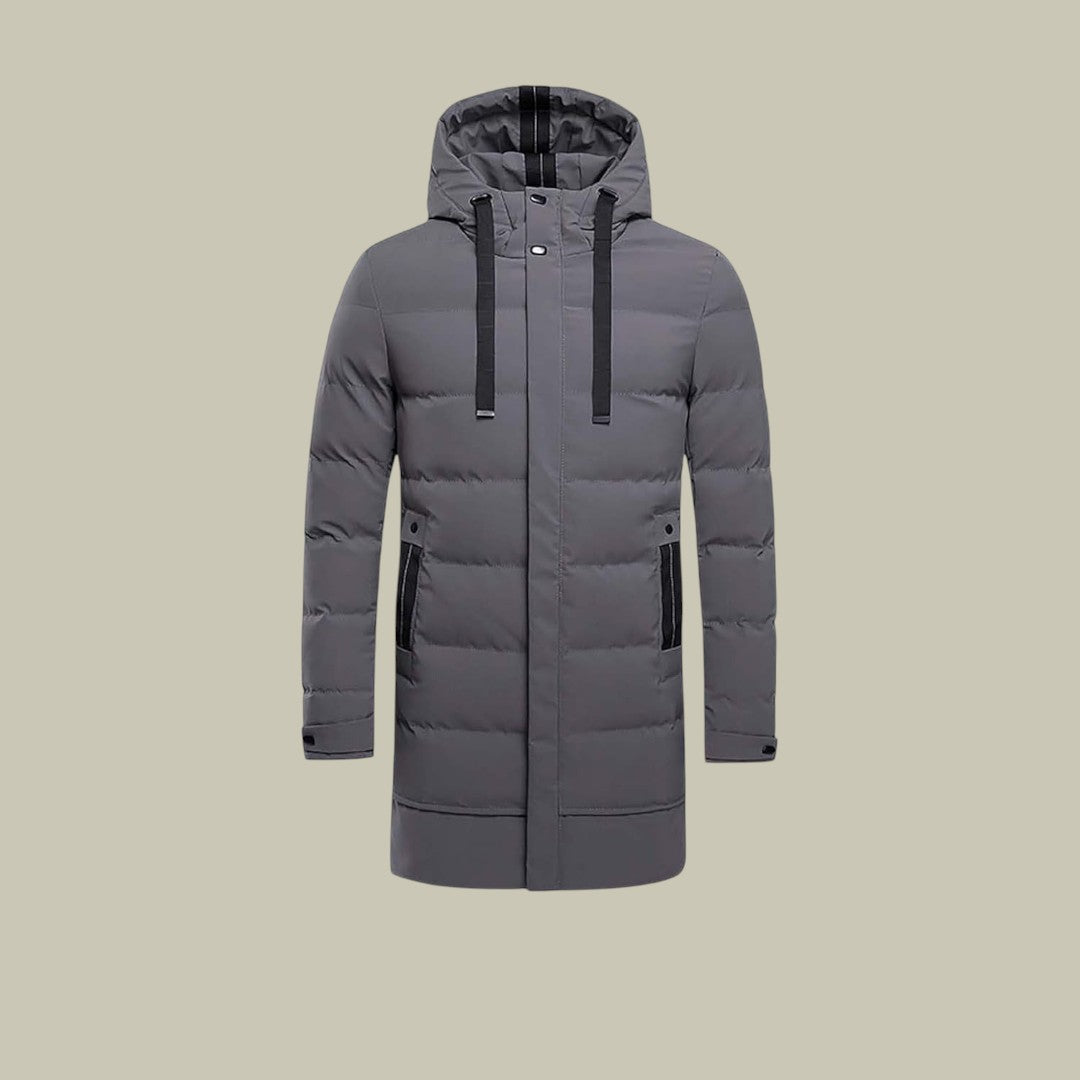 Mens Winter Puffer Jacket Long
