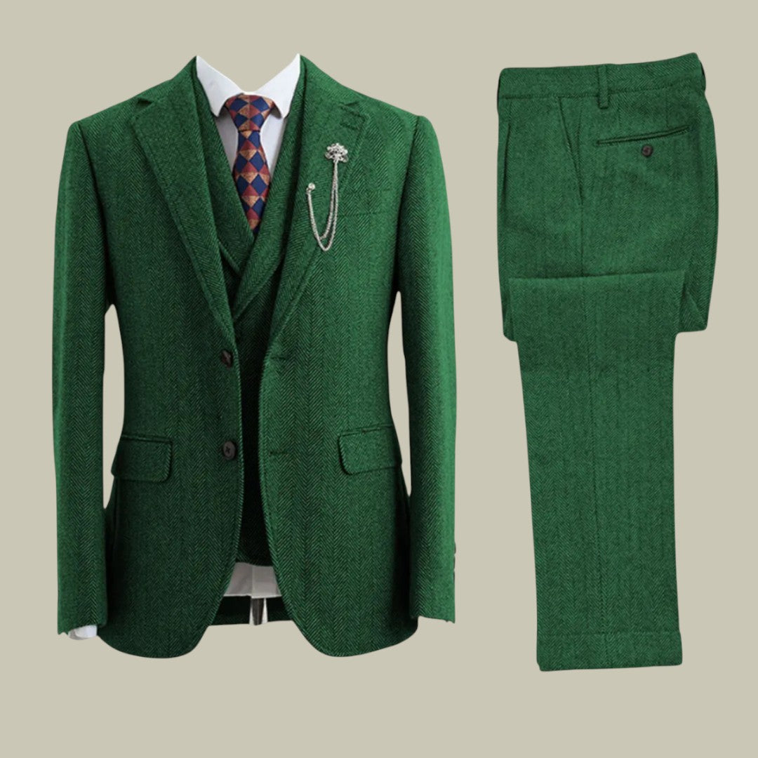 Mens Classic Three Piece Suit