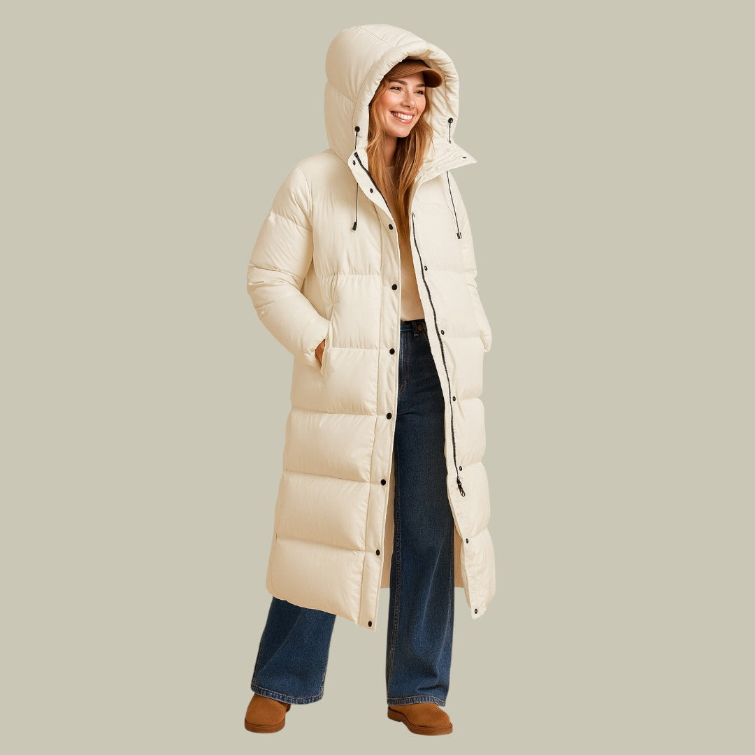 Womens Long Padded Winter Jacket