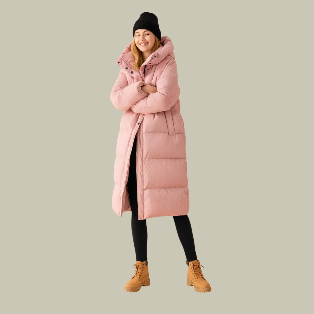 Womens Long Padded Winter Jacket