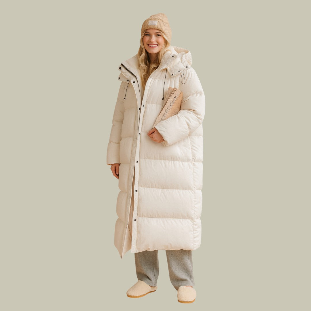 Womens Long Padded Winter Jacket