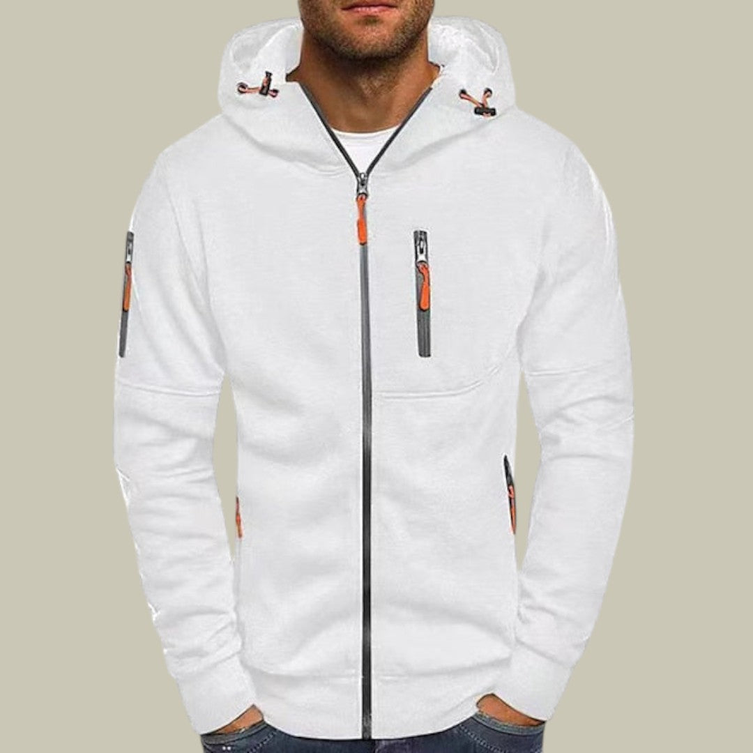Mens Premium Cardigan Hooded