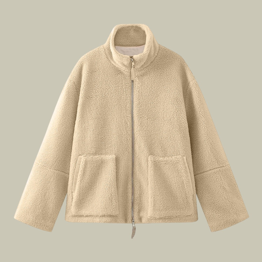Womens Oversized Fleece Jacket