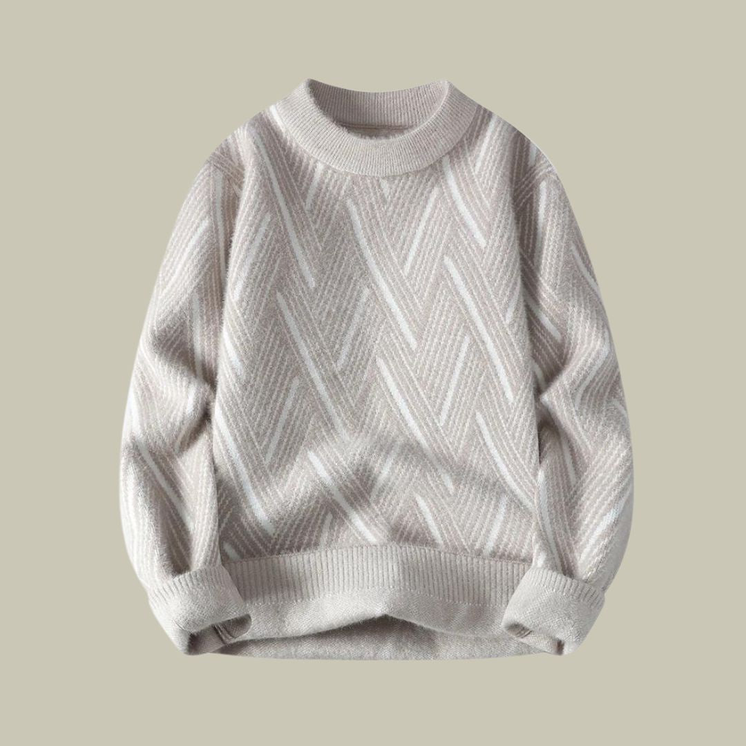 Pattern Wool Pullover