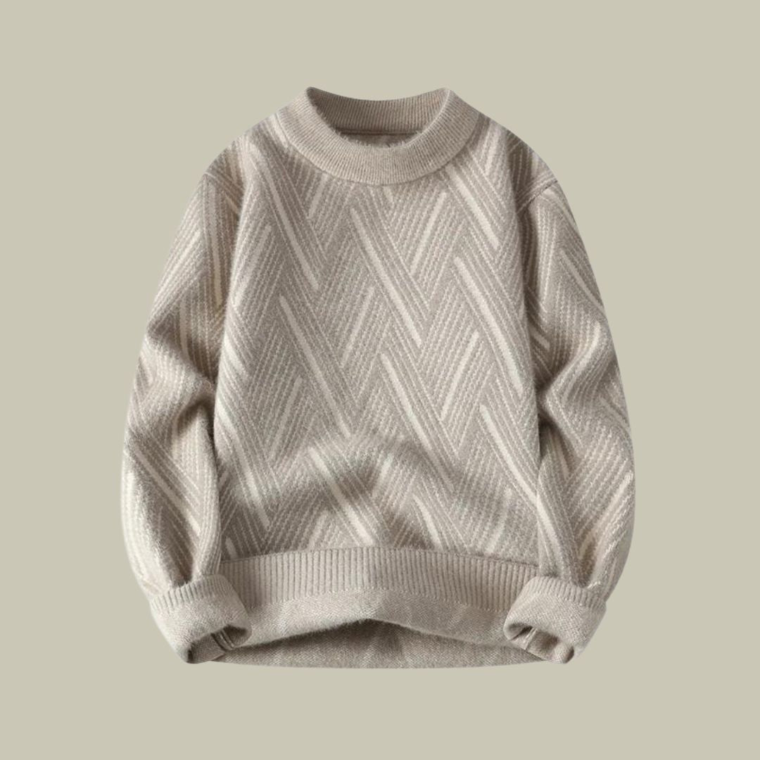 Pattern Wool Pullover