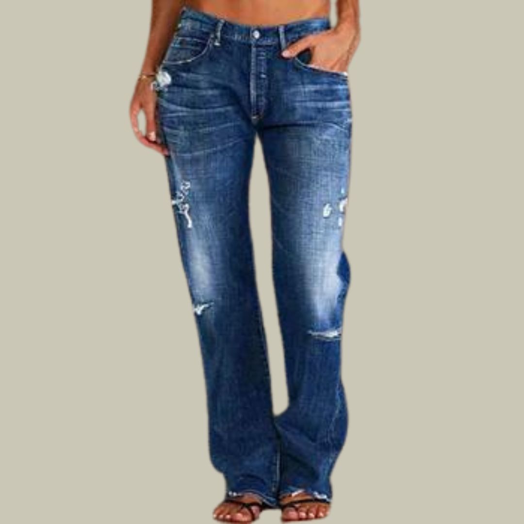 Elegant Jeans With Low Waist