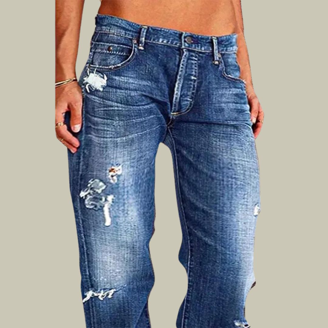 Elegant Jeans With Low Waist