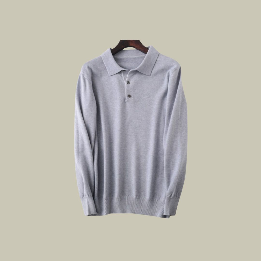 Luxury Old Money Polo Sweater