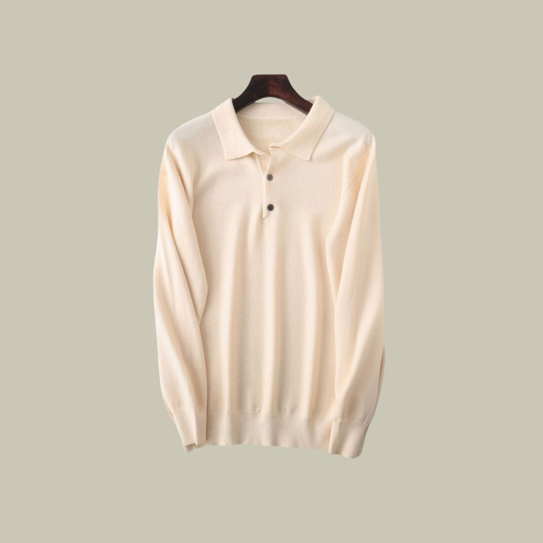 Luxury Old Money Polo Sweater