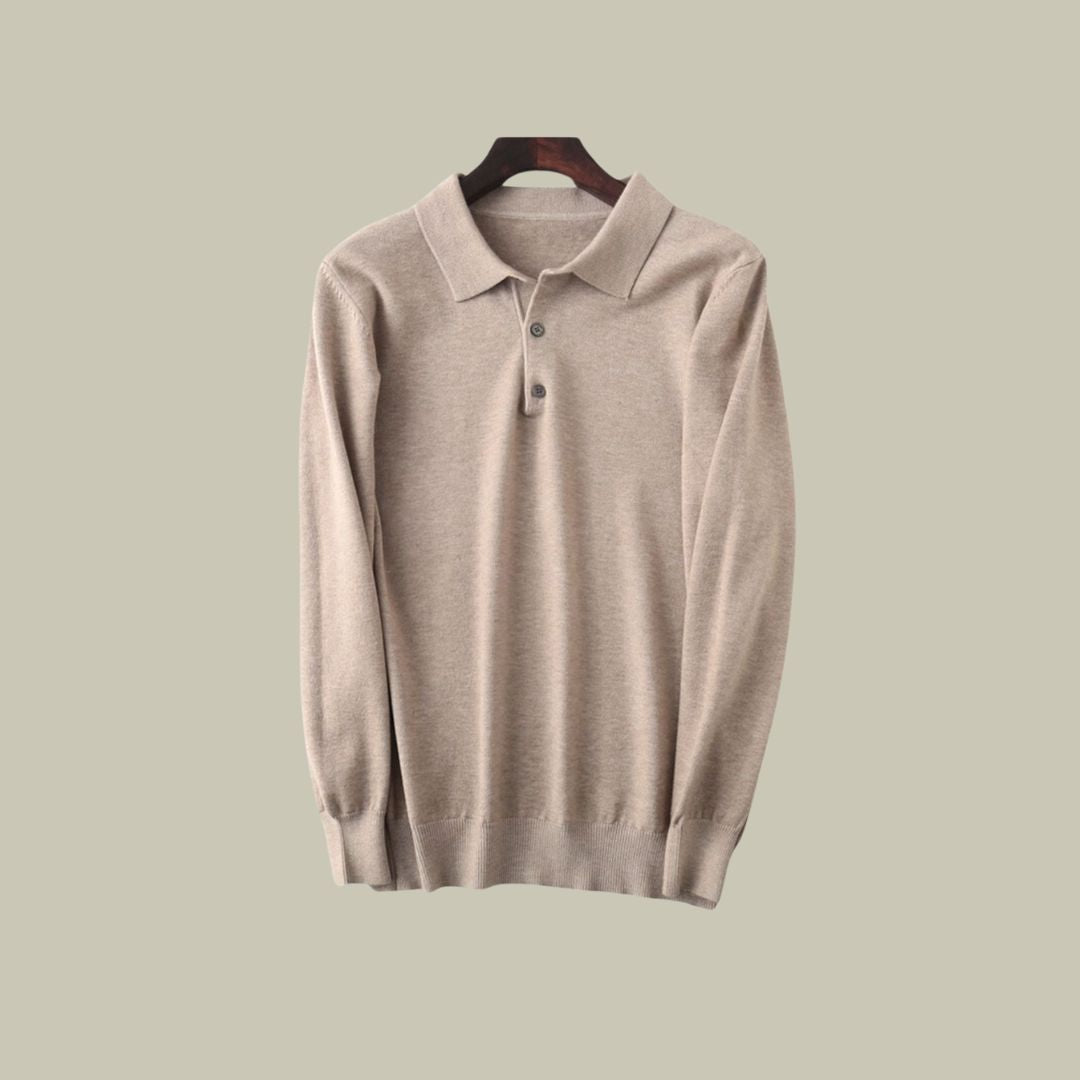 Luxury Old Money Polo Sweater