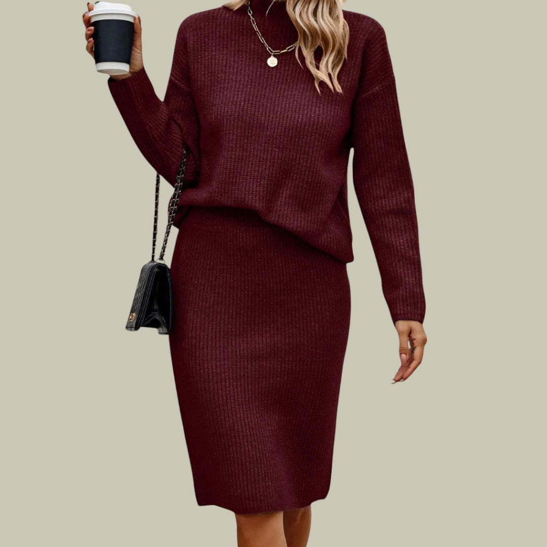 Womens Knitted 2-Piece Set Daily
