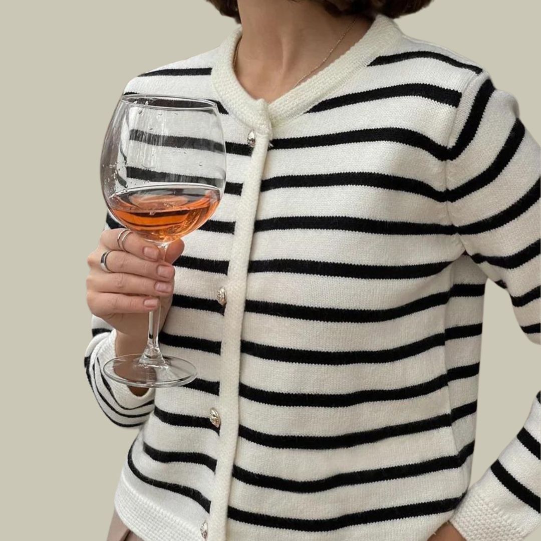 The Lux Striped Cardigan