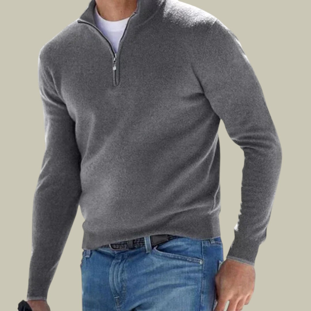 Mens Half-Zip Sweater