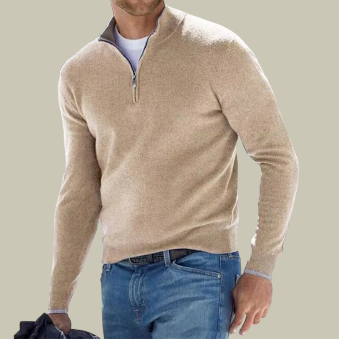 Mens Half-Zip Sweater