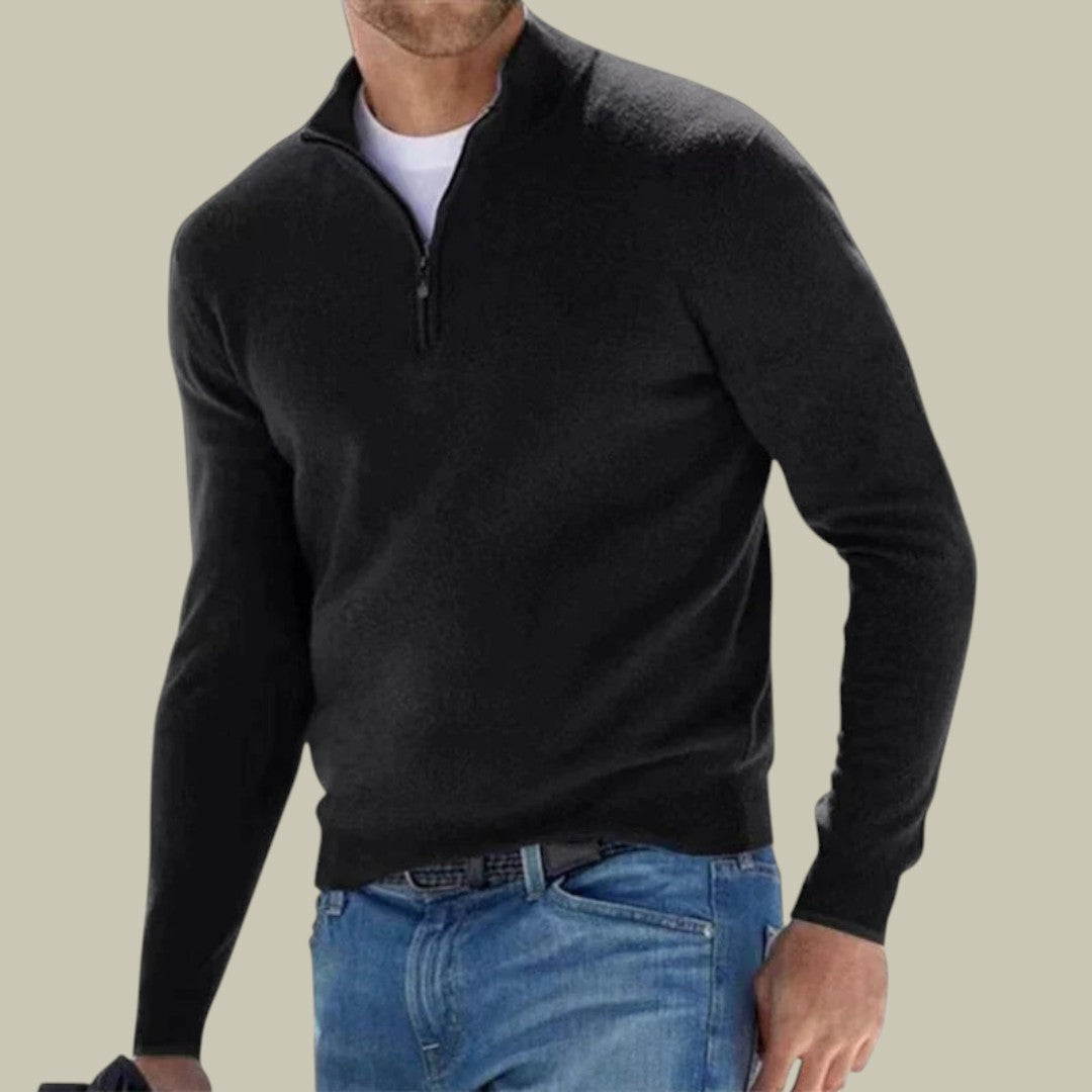 Mens Half-Zip Sweater