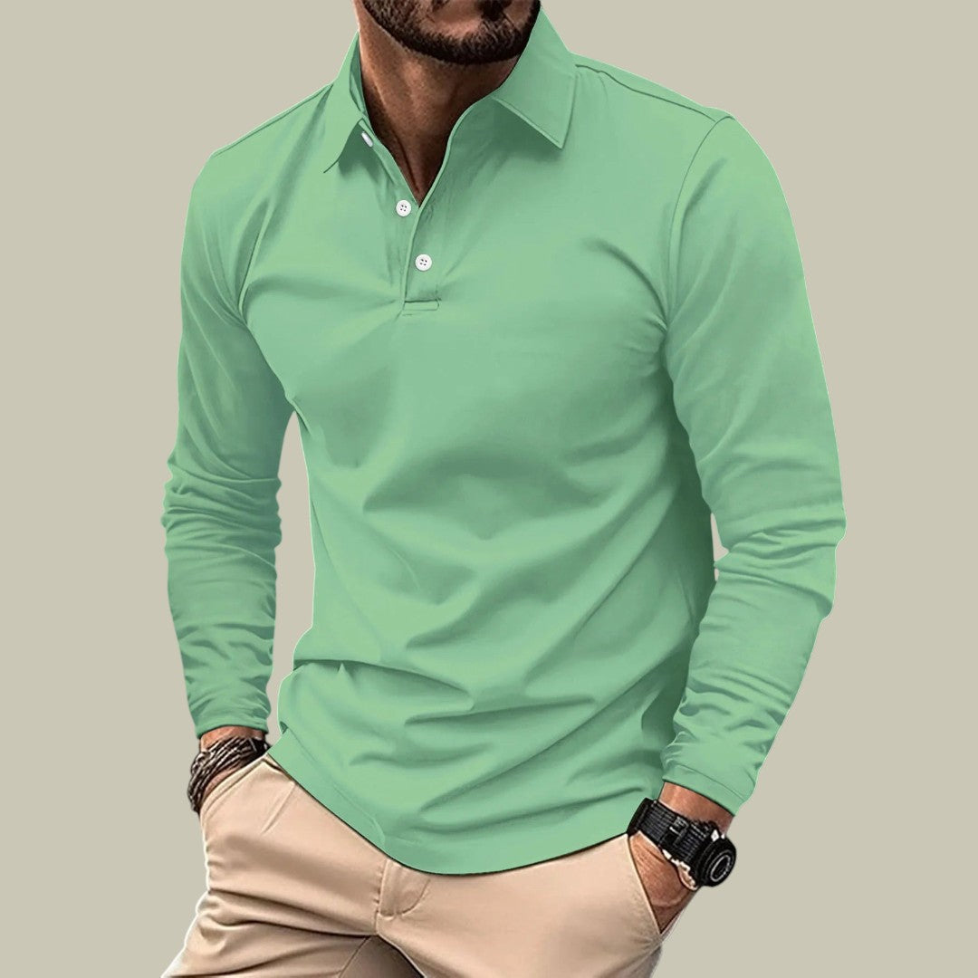 Mens Longsleeve  Polo Shirt