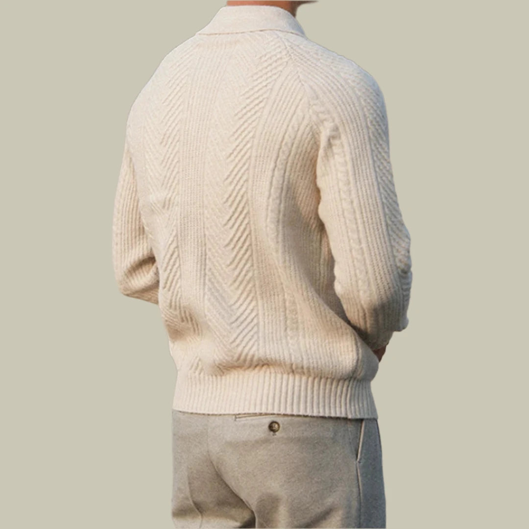 Knitted Polo Sweater