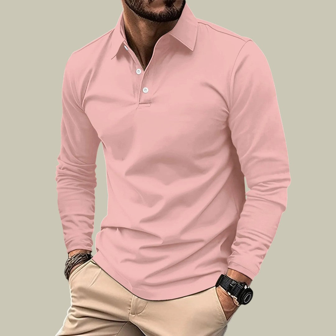 Mens Longsleeve  Polo Shirt