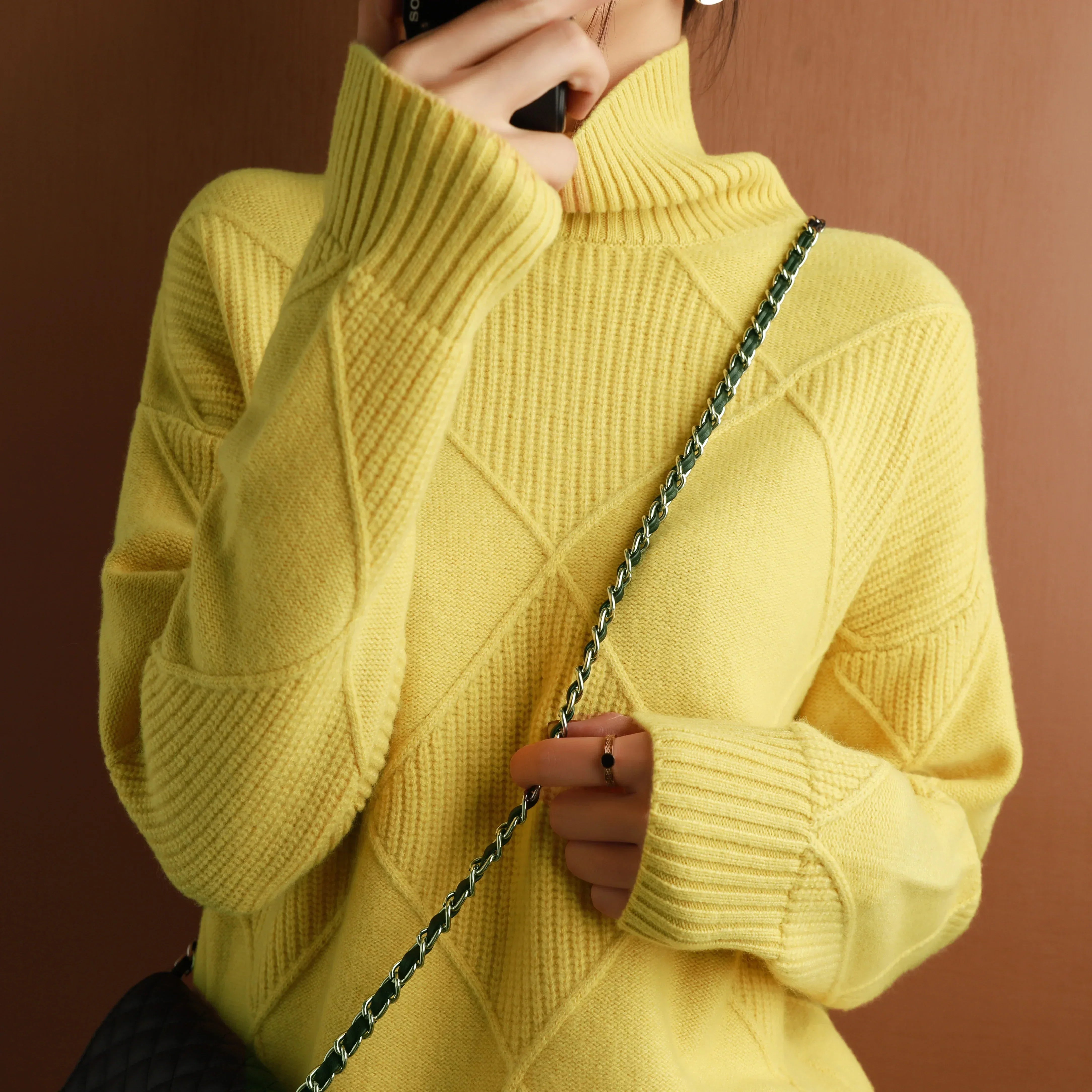 Stylish Turtleneck Jumper