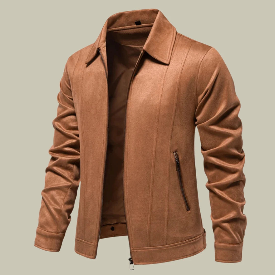 Stylish Suede Autumn Jacket