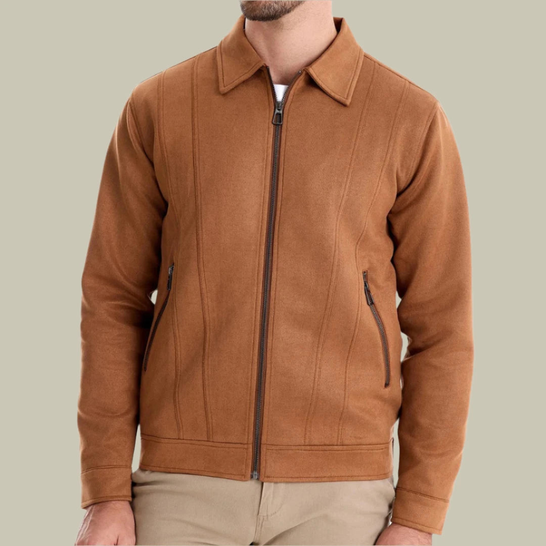 Stylish Suede Autumn Jacket