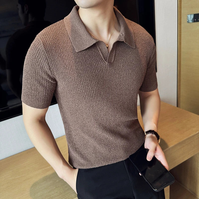 Classy Knitted Polo