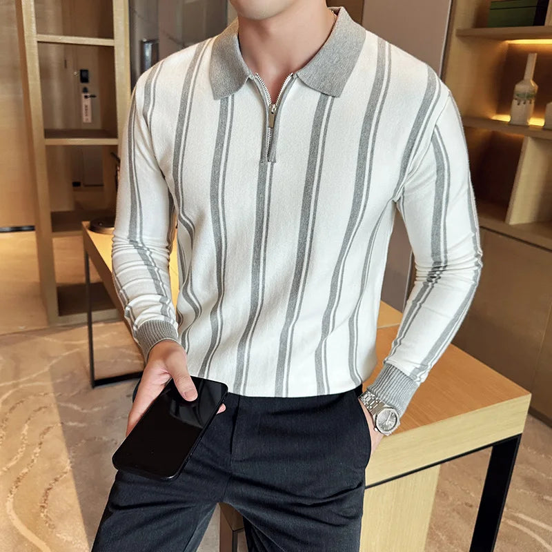 Long Striped Polo