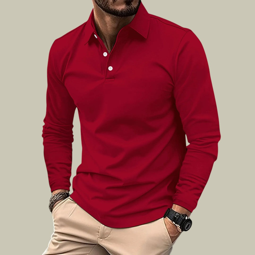 Mens Longsleeve  Polo Shirt
