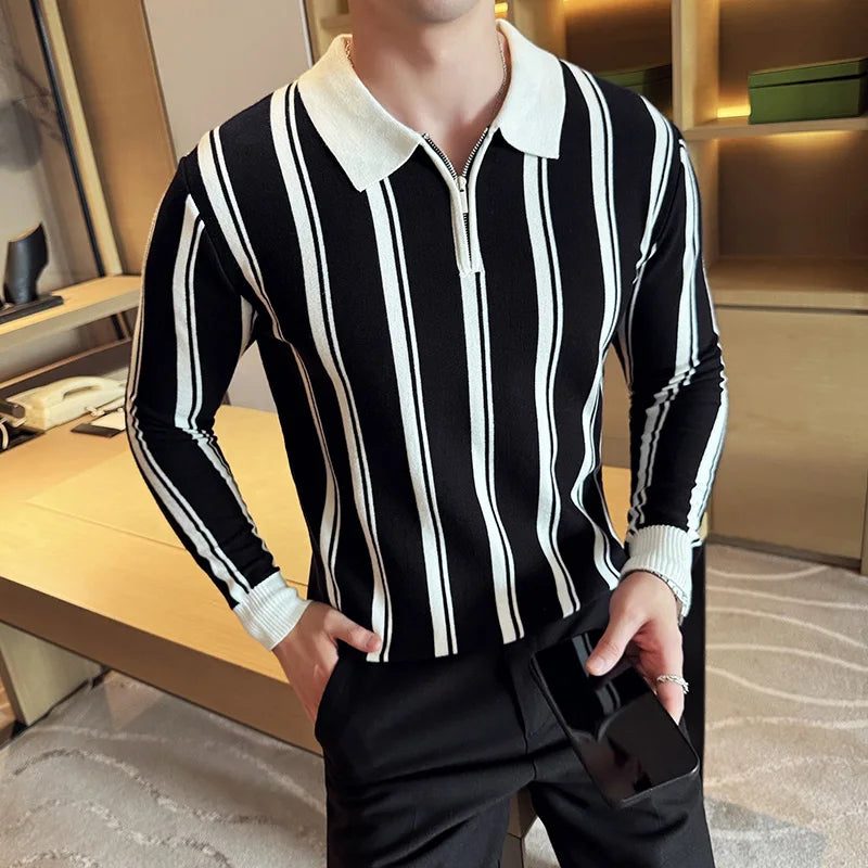 Long Striped Polo