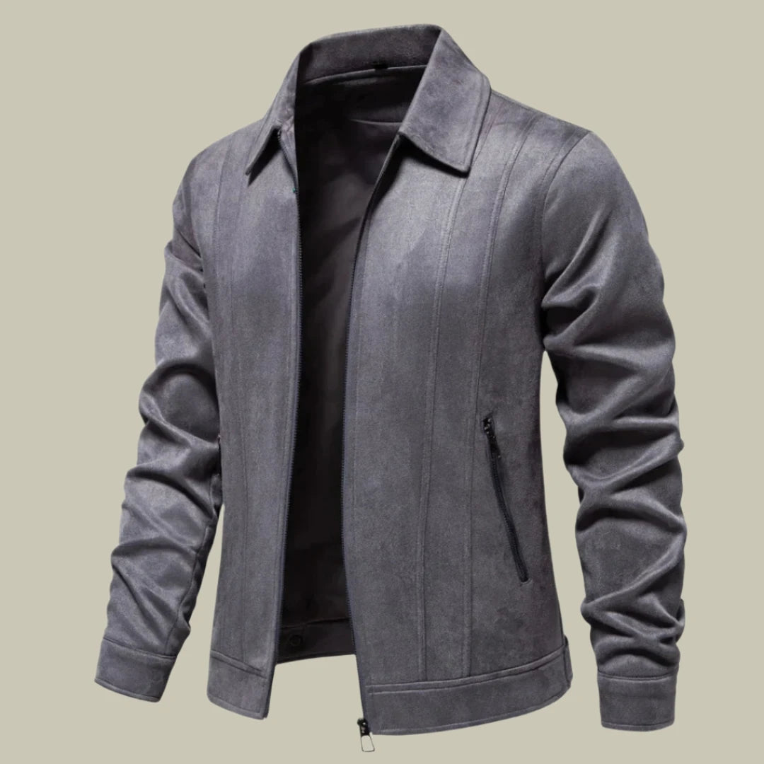 Stylish Suede Autumn Jacket