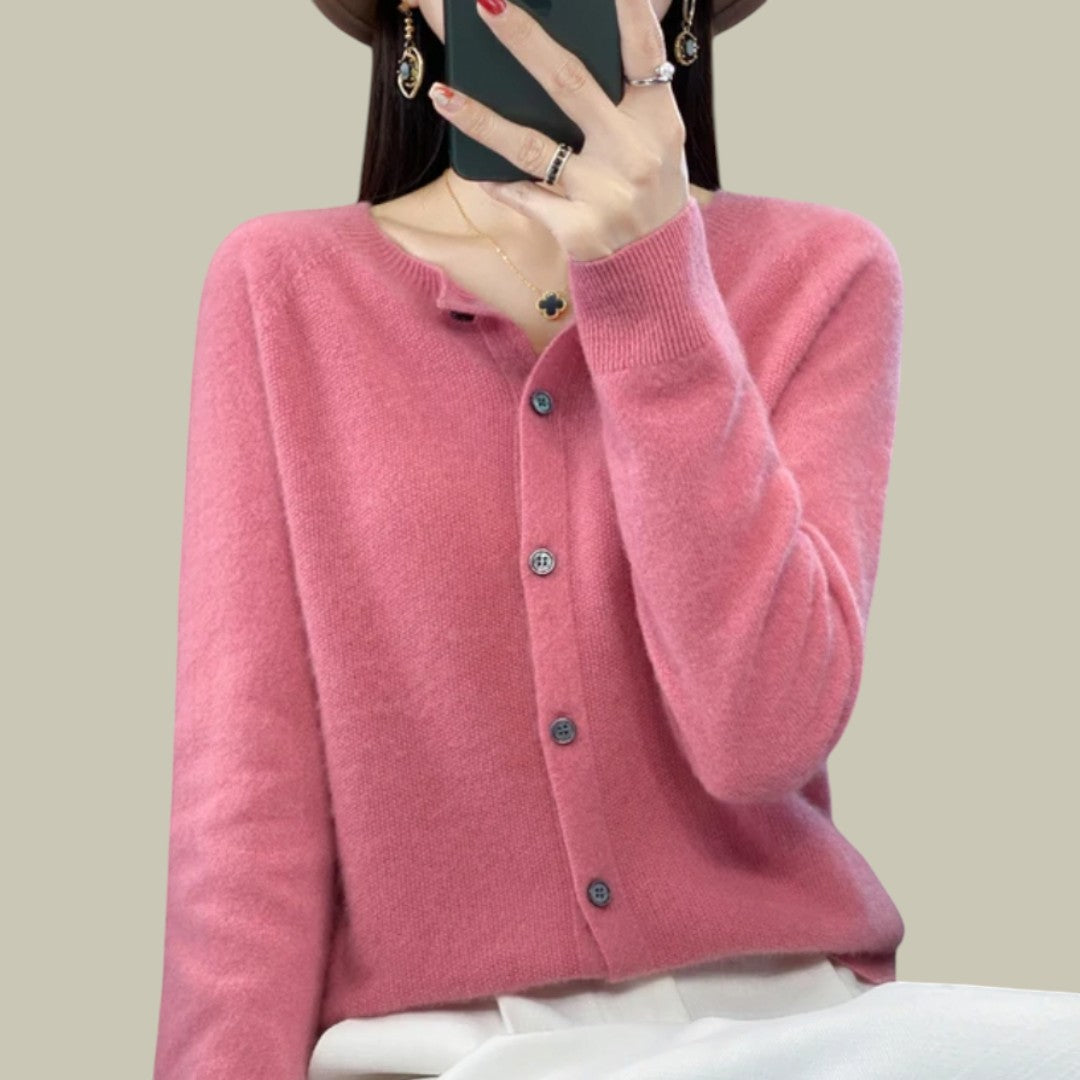 Womens Merino Wool Cardigan