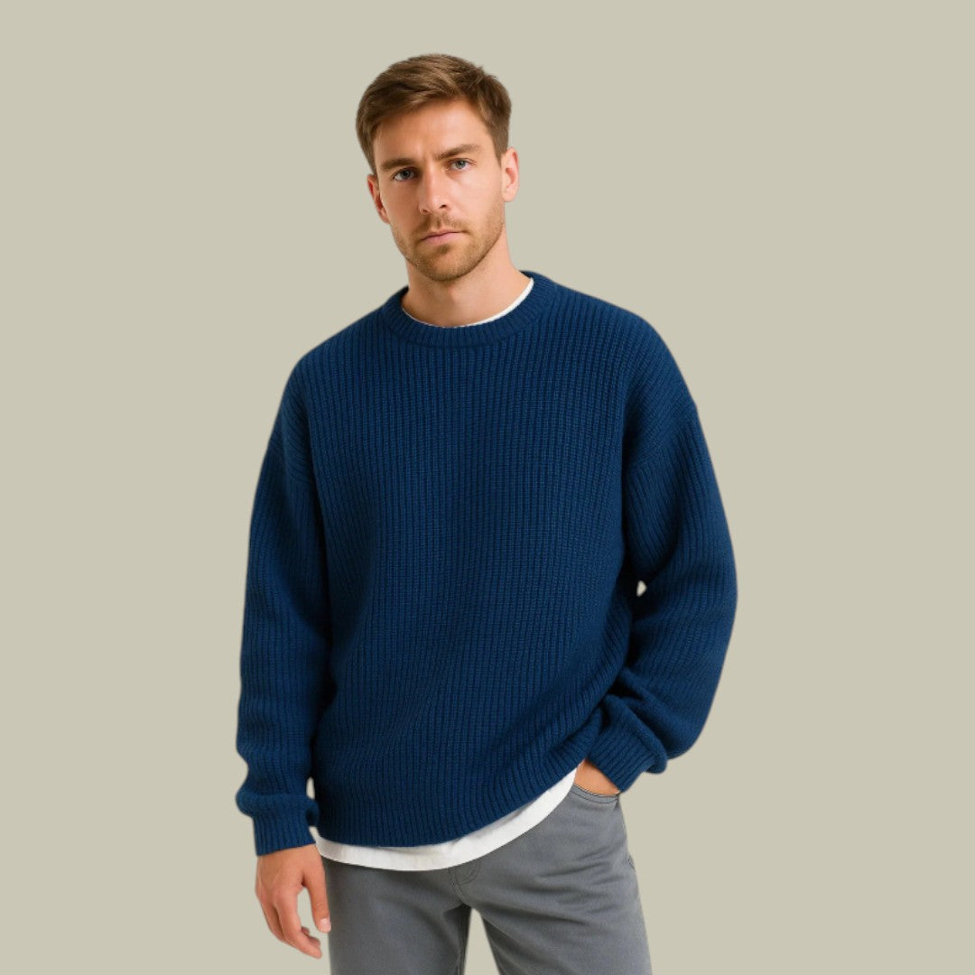 Mens Oversized Sweater Ribbed
