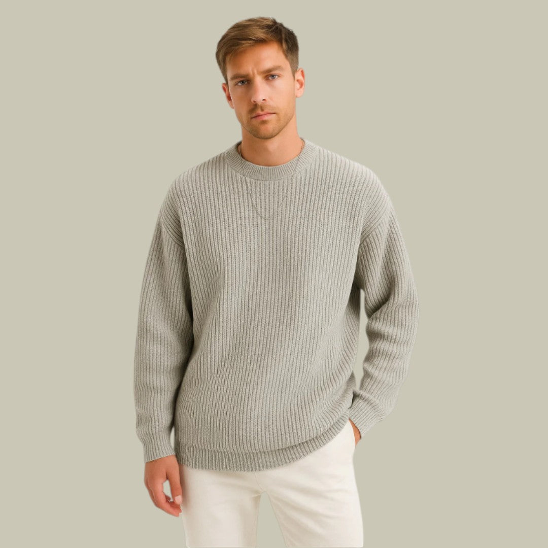 Mens Oversized Sweater Ribbed