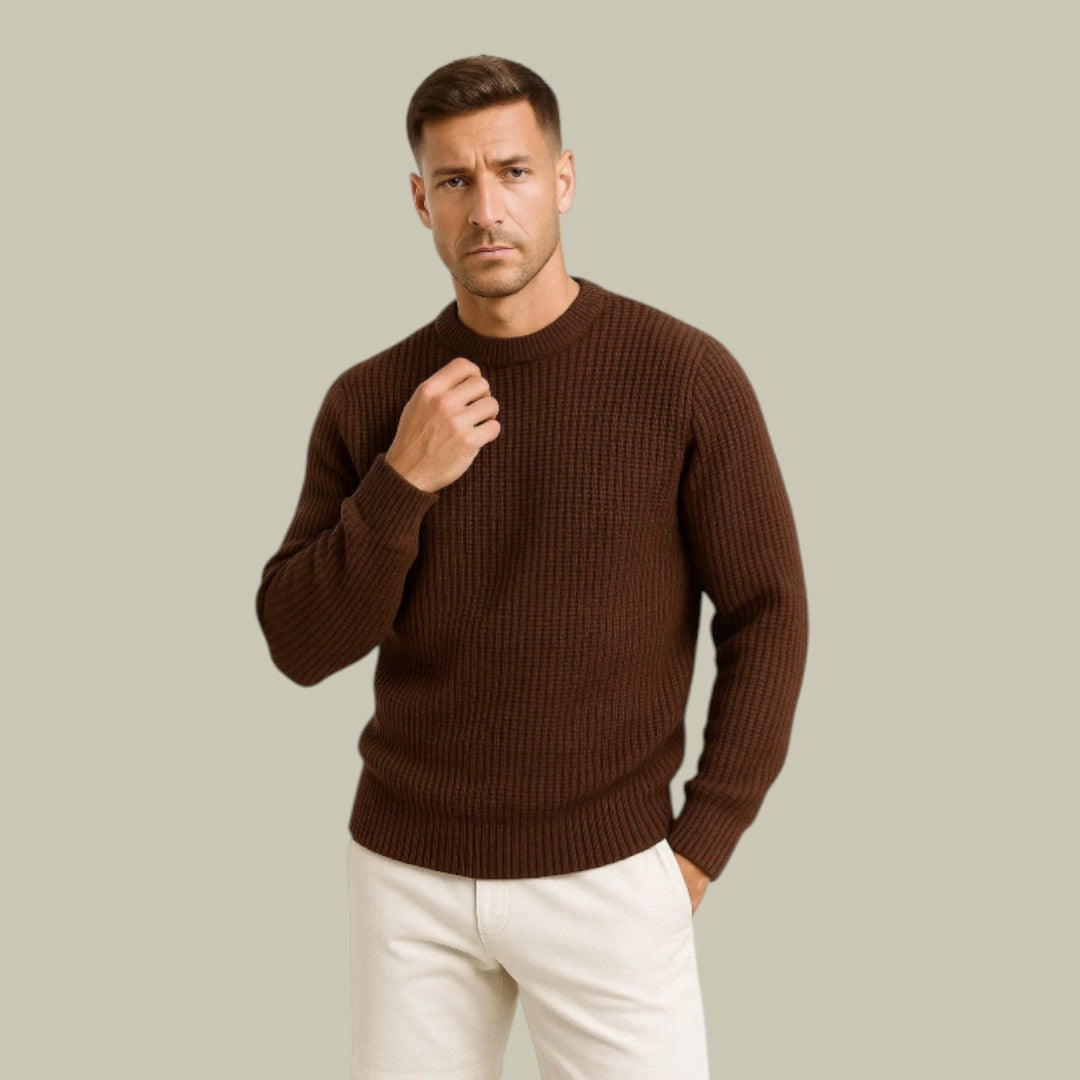 Mens Sweater Quilted