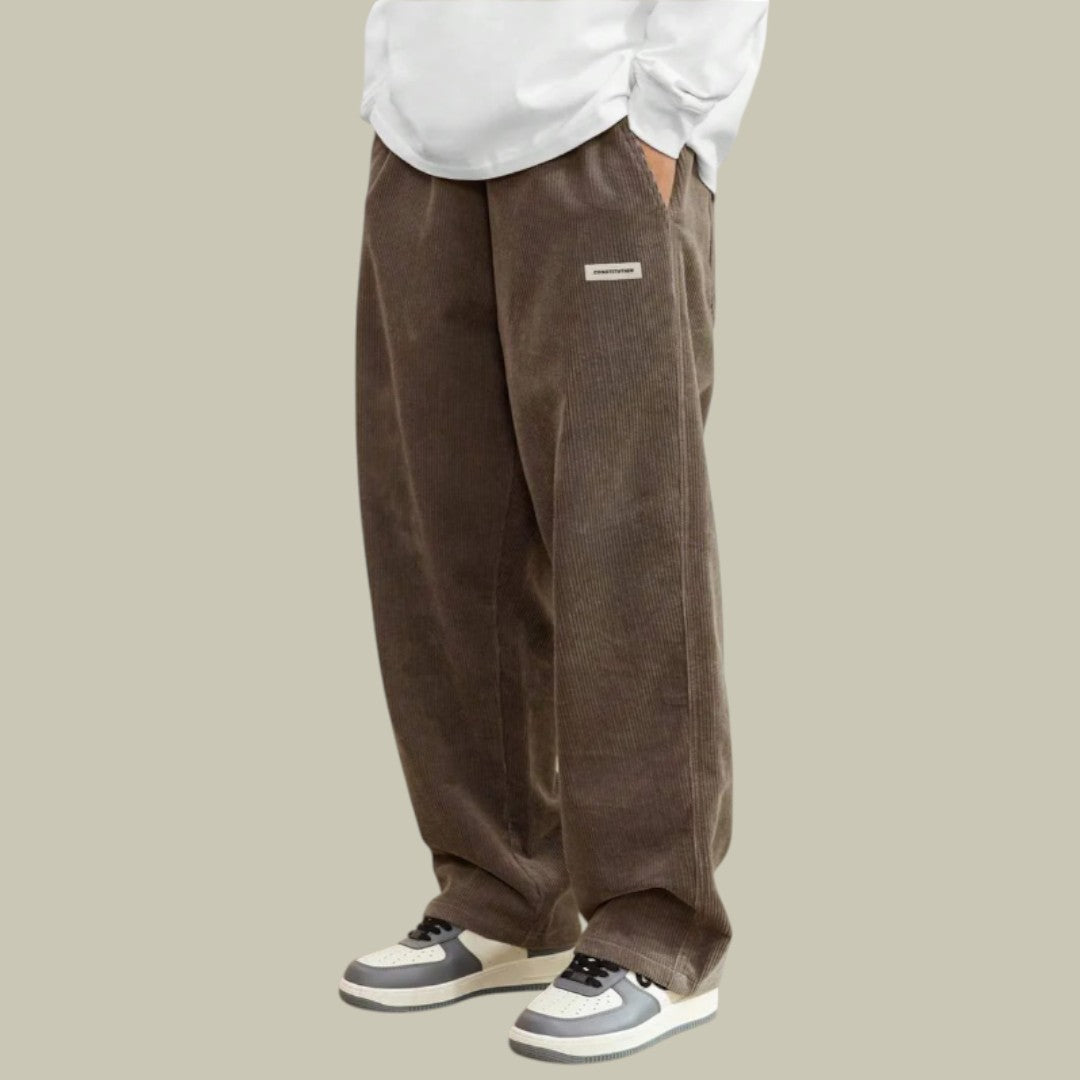 Mens Corduroy Trousers Casual Look