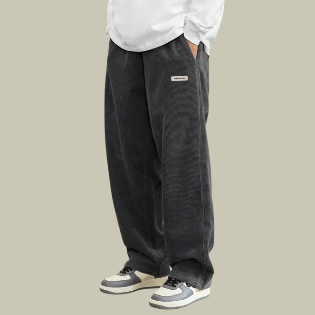 Mens Corduroy Trousers Casual Look