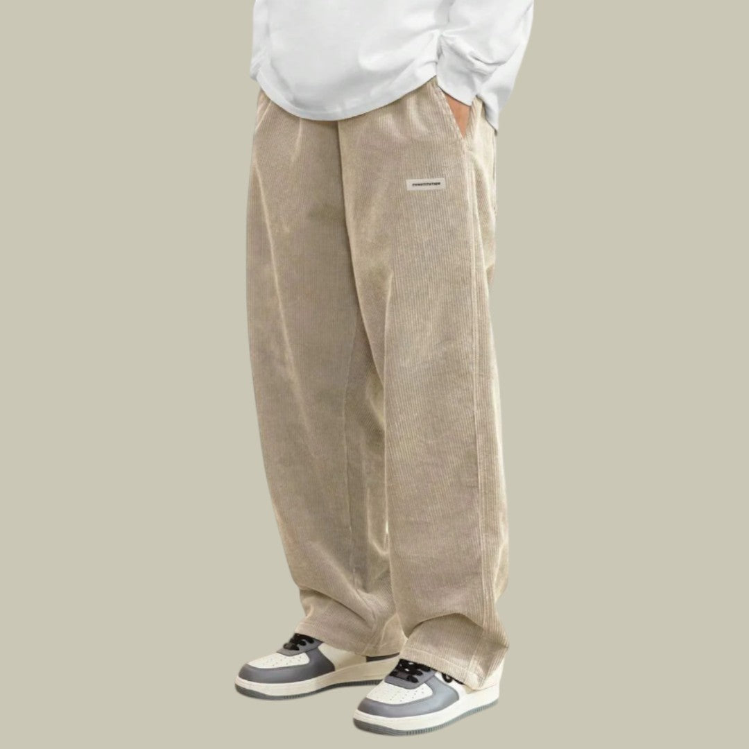 Mens Corduroy Trousers Casual Look