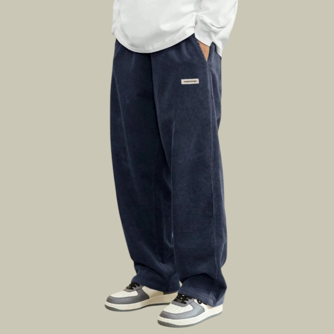 Mens Corduroy Trousers Casual Look