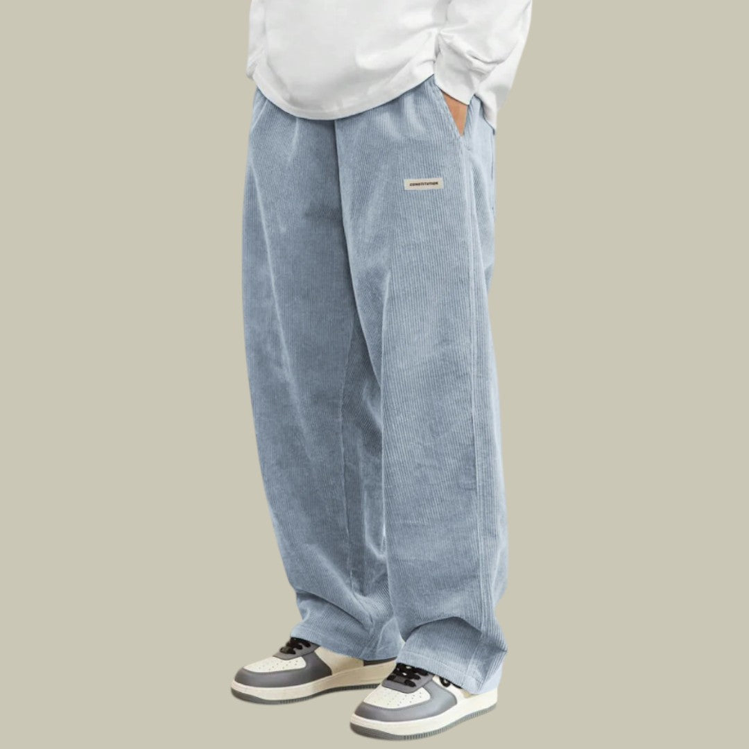 Mens Corduroy Trousers Casual Look