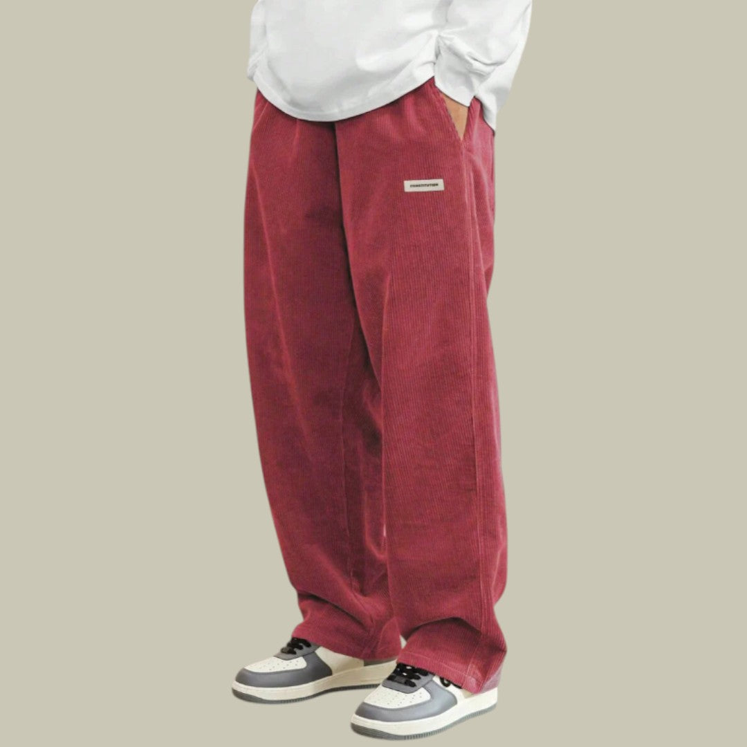Mens Corduroy Trousers Casual Look