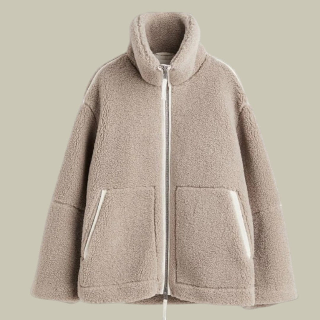Womens Jacket Reversible Fleece Autumn