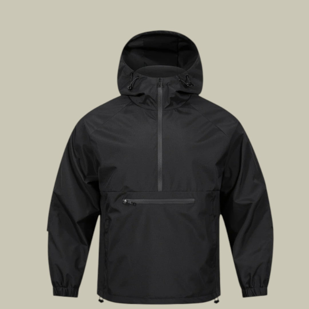 Mens Hoodie Jacket Lightweight Outdoor Black