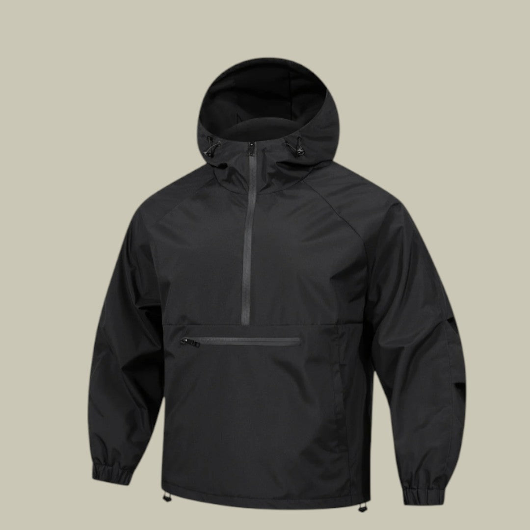 Mens Hoodie Jacket Lightweight Outdoor Black