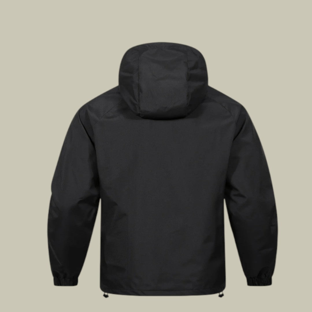 Mens Hoodie Jacket Lightweight Outdoor Black