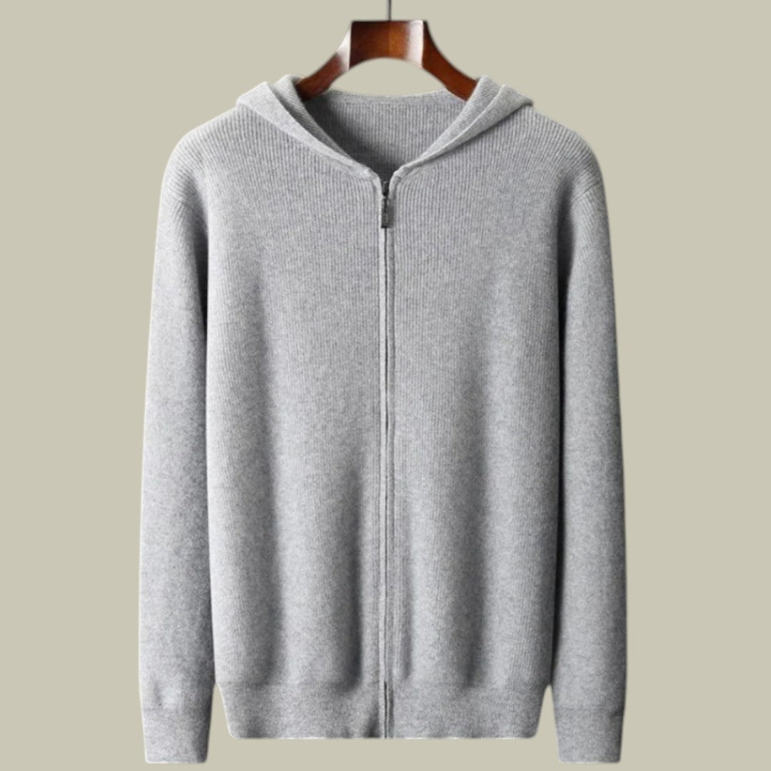 Mens Cardigan Ribbed Comfort