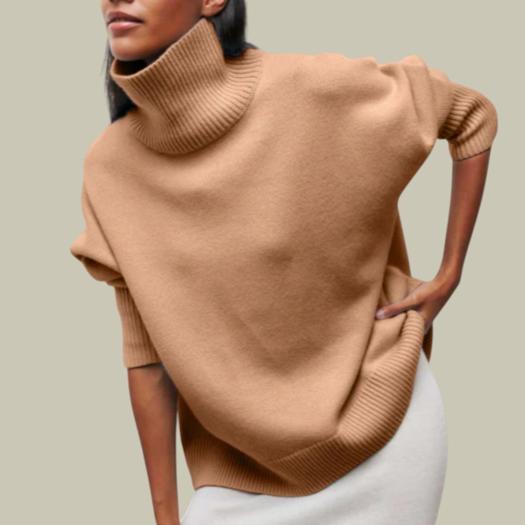 Womens Jumper Oversized Turtleneck