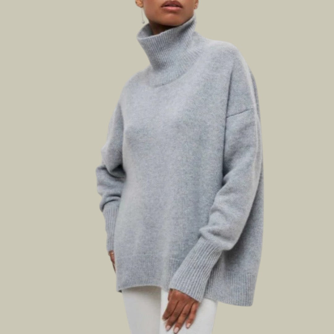 Womens Jumper Oversized Turtleneck